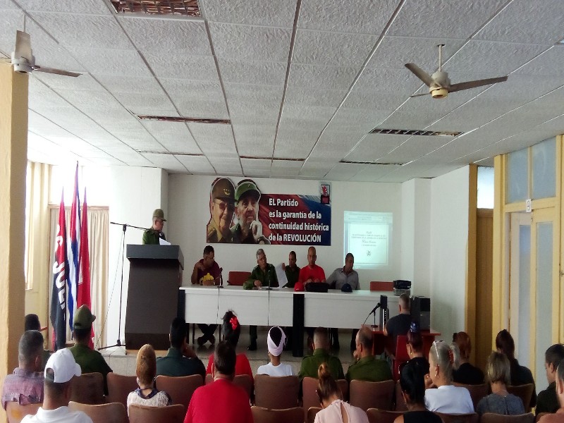 Realizadas actividades por el Día de la Defensa en Palma Soriano