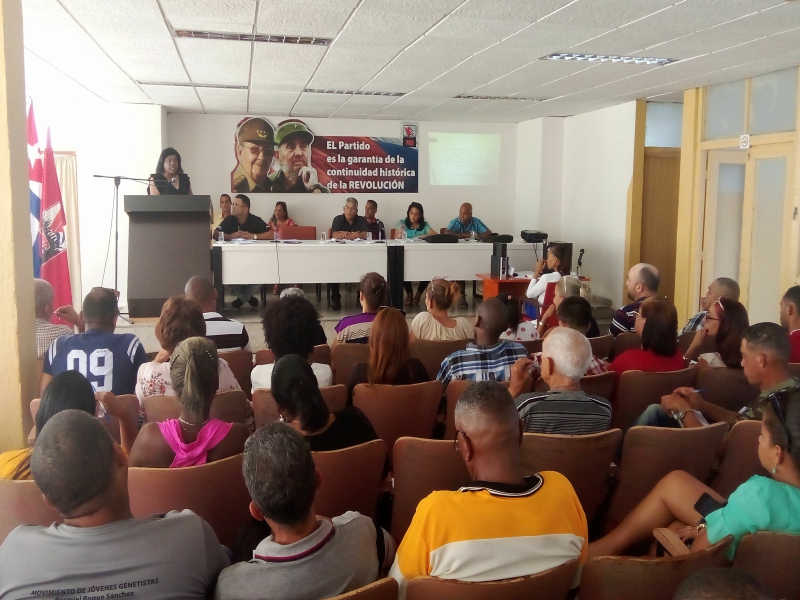 Sesionó Pleno del  Comité Municipal del Partido en Palma Soriano 